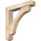 Ekena Millwork Legacy Craftsman Smooth Bracket w/ Offset Brace, Douglas Fir, 5 1/2"W x 28"D x 28"H BKT0604X28X28LEC04SDF - alternate 1